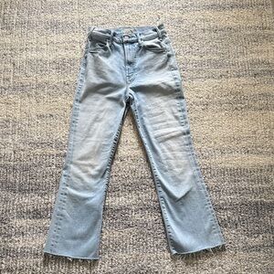 Mother The Hustler Ankle Fray Jeans
